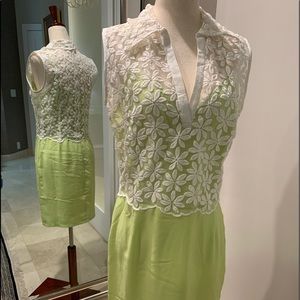 Eyelet lace dress